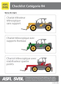 Checkliste chariot élévateur catégorie R4