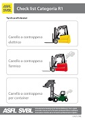 Check list carrello a contrappeso categoria R1 Check list carrello a contrappeso categoria R1