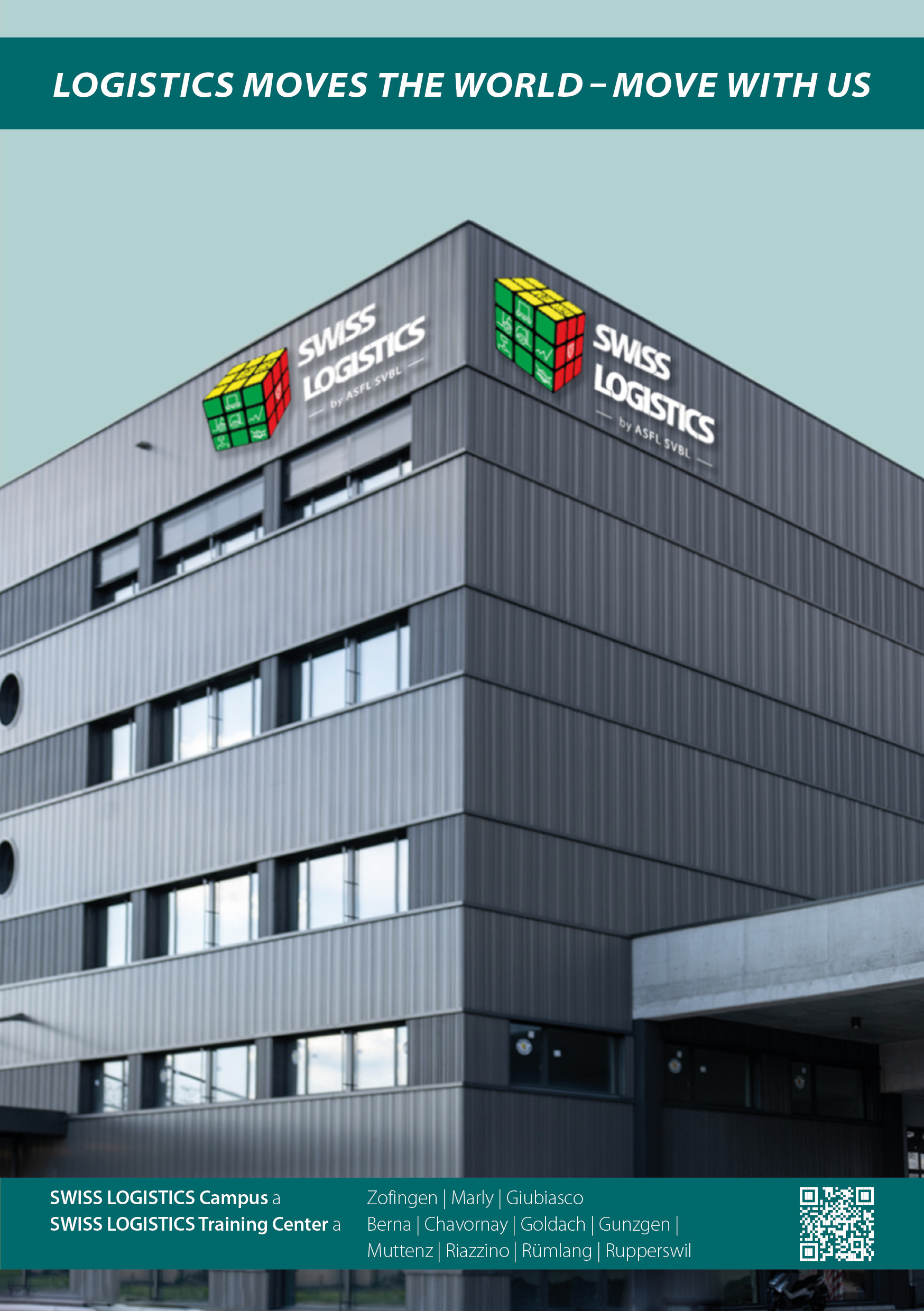 Flyer SWISS LOGISTICS (italienisch)